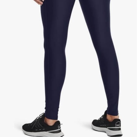 BRAND NEW women under armour heatgear legging tights pants size S (navy) - Picture 4 of 9